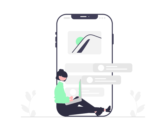 Screenshot of Website Development